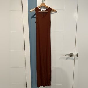 Joah Brown maxi ribbed bodycon dress